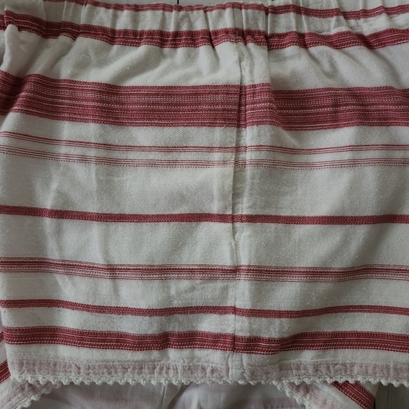 POLO Ralph Lauren Striped Red and White Women's Cotton Shorts Size Petite Small - Picture 11 of 14